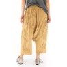 pantalon Dragon Embroidered Garcon in Marigold Magnolia Pearl - 22