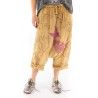 pantalon Dragon Embroidered Garcon in Marigold Magnolia Pearl - 20