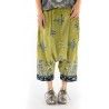 pantalon Embroidered Isabeau Garcon in Agave