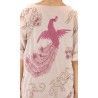 tunic Dragon Embroidered Parnassus in Lilac