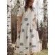 robe 55710 coton Crème à gros pois Ewa i Walla - 2