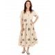robe 55710 coton Crème à gros pois Ewa i Walla - 18