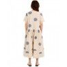 robe 55710 coton Crème à gros pois Ewa i Walla - 19