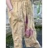 pantalon Dragon Embroidered Garcon in Marigold