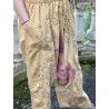 pantalon Dragon Embroidered Garcon in Marigold Magnolia Pearl - 17