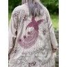 tunic Dragon Embroidered Parnassus in Lilac