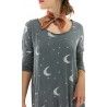 dress Crescent Moon and Stars Dylan in Ozzy Magnolia Pearl - 10