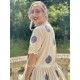robe 55710 coton Crème à gros pois Ewa i Walla - 17
