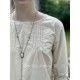 blouse 44789 Cream shirt cotton Ewa i Walla - 16