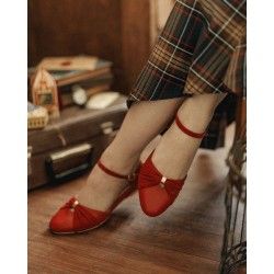 chaussures Grifo Rouge écarlate