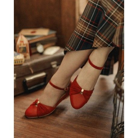shoes Grifo Scarlet Red Charlie Stone - 1