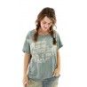 T-shirt Hang Loose in Faded Rainier