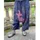 pantalon Dragon Embroidered Garcon in Indigo