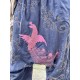 pantalon Dragon Embroidered Garcon in Indigo