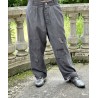 pantalon Charmie in Pinstripe Magnolia Pearl - 1