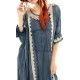 robe Eudora in Charlie Magnolia Pearl - 16