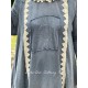 robe Eudora in Charlie Magnolia Pearl - 19