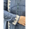 robe Eudora in Charlie Magnolia Pearl - 21
