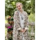 coat Bernice Duffle in Flora