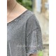 T-shirt Sofiane short sleeves in Basalt