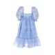 robe French Puff Cindy Plaid Selkie - 25