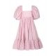 robe French Puff Ice Cream Gingham