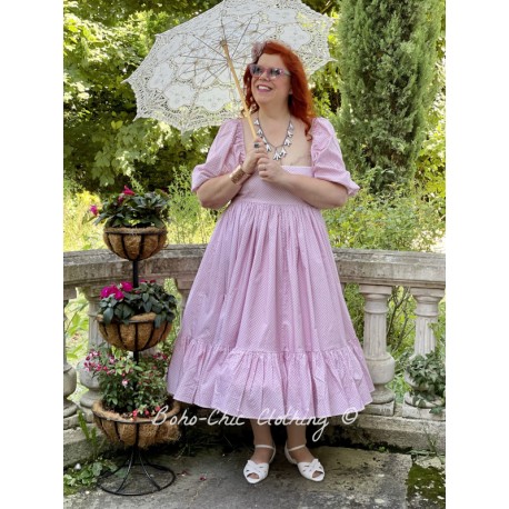 robe French Puff Ice Cream Gingham