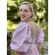 robe French Puff Ice Cream Gingham