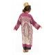 kimono Blessed in Hibiscus Magnolia Pearl - 18