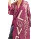 kimono Blessed in Hibiscus Magnolia Pearl - 17