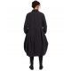 long jacket 66355 Vintage black hemp Ewa i Walla - 13