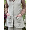 gilet 33318 chanvre Khaki Ewa i Walla - 25