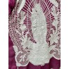 kimono Blessed in Hibiscus Magnolia Pearl - 22