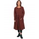 robe 55728 coton Maroon Ewa i Walla - 13