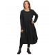 dress 55726 Vintage black shirt cotton Ewa i Walla - 16