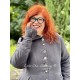 veste longue 66355 chanvre Vintage black Ewa i Walla - 9