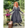robe 55732 organdie Vintage black Ewa i Walla - 3