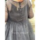 dress 55732 Vintage black organdie Ewa i Walla - 17