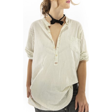 chemise Idgy Mens in Humphrey Magnolia Pearl - 1