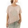 T-shirt Star Applique in Molly