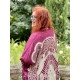 kimono Blessed in Hibiscus Magnolia Pearl - 12