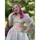 robe French Puff Rainbow Selkie - 13
