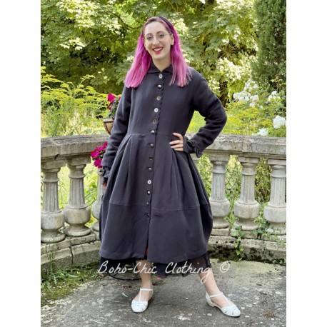 veste longue 66355 chanvre Vintage black Ewa i Walla - 1