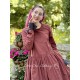 robe 55728 coton Maroon Ewa i Walla - 8