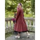 robe 55728 coton Maroon Ewa i Walla - 11