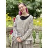 jacket MELISSA taupe poplin with flowers Les Ours - 8