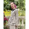 veste MELISSA popeline taupe à fleurs Les Ours - 9