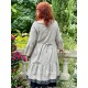 dress LIBERTINE taupe cotton and checked ruffle Les Ours - 13
