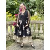 robe JULIA popeline noire à fleurs Les Ours - 1