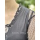 robe JULIA popeline noire à fleurs Les Ours - 11